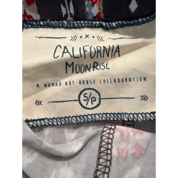 California Moon Rise Women’s High Waisted Pull On Bell Bottom Pants Size S Gary - Picture 7 of 7